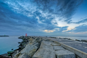 voorhaven-Avondlicht_Havenhoofden_Scheveningen