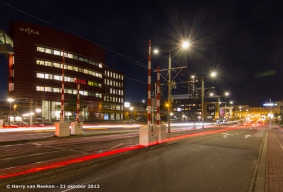 Leeghwaterplein - Vestia - avond opname